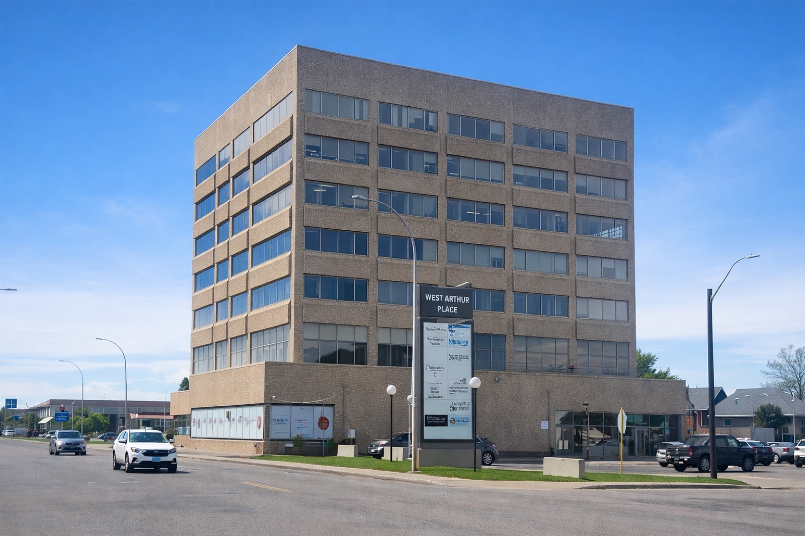 The building where the office is located